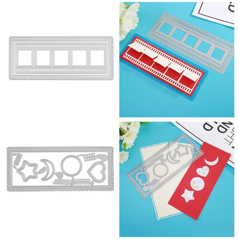 Bookmark die cuts Moon star Rectangle Frame 2020 New Metal Cutting Dies for DIY Scrapbooking Paper Cards Crafts Making
Bookmark die cuts Moon star Rectangle Frame 2020 New Metal Cutting Dies for DIY Scrapbooking Paper Cards Crafts Making