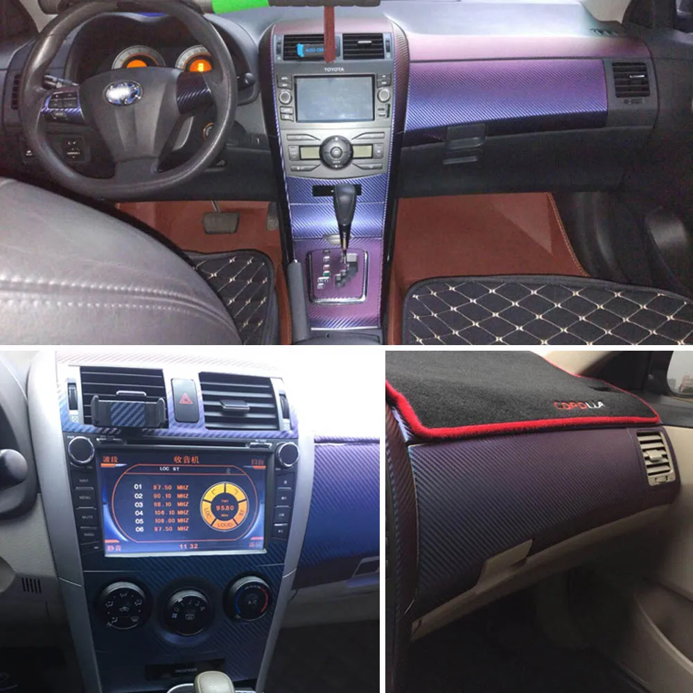 3D/5DCarbon Fiber Stickers For Toyota Corolla 2007-2013 Interior Central Control Panel Door Handle Decals Car Styling Accessorie
3D/5DCarbon Fiber Stickers For Toyota Corolla 2007-2013 Interior Central Control Panel Door Handle Decals Car Styling Accessorie