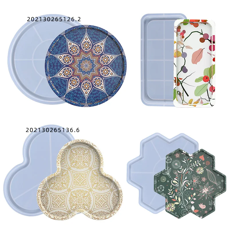 1PCS Coaster Crystal Epoxy Mold For Handmade DIY Round Rectangle Tray Home Decorations Table Ornaments Crafts Making Tools
1PCS Coaster Crystal Epoxy Mold For Handmade DIY Round Rectangle Tray Home Decorations Table Ornaments Crafts Making Tools