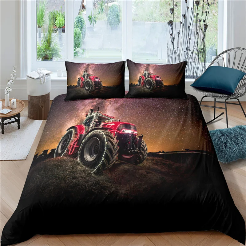 Luxury 3D Tractor Print 2/3Pcs Kids Bedding Set Comfortable Duvet Cover Pillowcase Home Textile Single Queen and King Size
Luxury 3D Tractor Print 2/3Pcs Kids Bedding Set Comfortable Duvet Cover Pillowcase Home Textile Single Queen and King Size