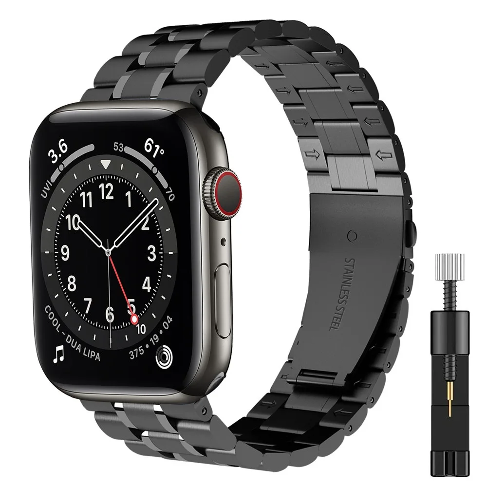Watchband for apple watch se band series 6 5 4 44mm 40mm Solid Stainless Steel Meta strap for iwatch 3 bracelet 42mm 38mm correa
Watchband for apple watch se band series 6 5 4 44mm 40mm Solid Stainless Steel Meta strap for iwatch 3 bracelet 42mm 38mm correa