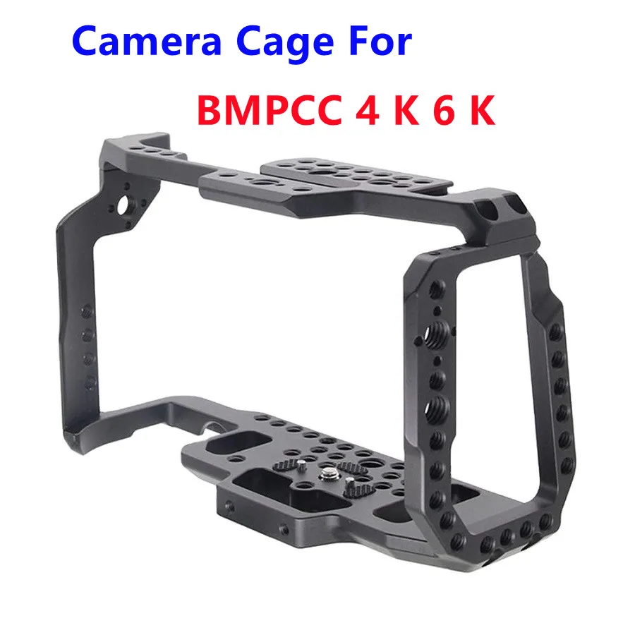 New Version BMPCC 4K and 6K Camera Cage for Film Movie Blackmagic Design Pocket Cinema Camer Cold Shoe NATO Rail
New Version BMPCC 4K and 6K Camera Cage for Film Movie Blackmagic Design Pocket Cinema Camer Cold Shoe NATO Rail