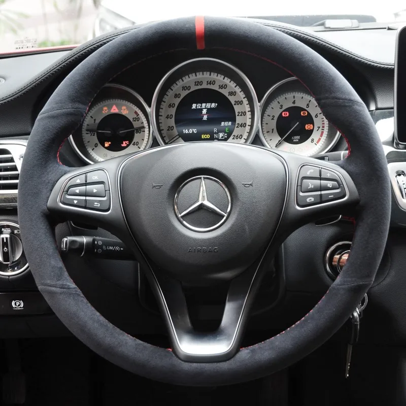 Новинка для Mercedes-Benz C-Class E260l GLC B-Class A-Class кожаный чехол для рулевого колеса автомобиля с имитацией персикового зерна
Новинка для Mercedes-Benz C-Class E260l GLC B-Class A-Class кожаный чехол для рулевого колеса автомобиля с имитацией персикового зерна
