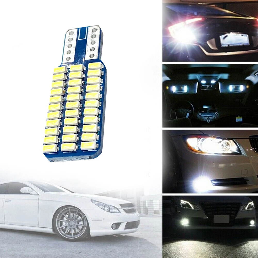 1Pcs T10 192 194 168 W5W 33 SMD LED Canbus Erro Free Car Door Tail Light Width Dome Lamp License Plate Light Bulb DC 12V White
1Pcs T10 192 194 168 W5W 33 SMD LED Canbus Erro Free Car Door Tail Light Width Dome Lamp License Plate Light Bulb DC 12V White