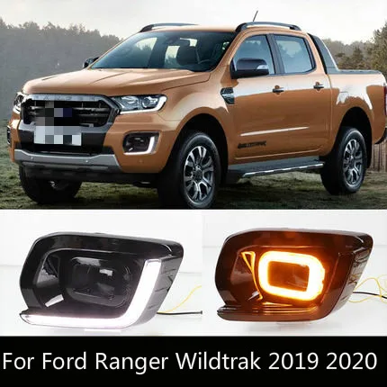 DRL Fog Lamp for Ford Ranger Wildtrak 2019 2020 LED Daytime Running Light L Shape Day Light with Turn Signal
DRL Fog Lamp for Ford Ranger Wildtrak 2019 2020 LED Daytime Running Light L Shape Day Light with Turn Signal