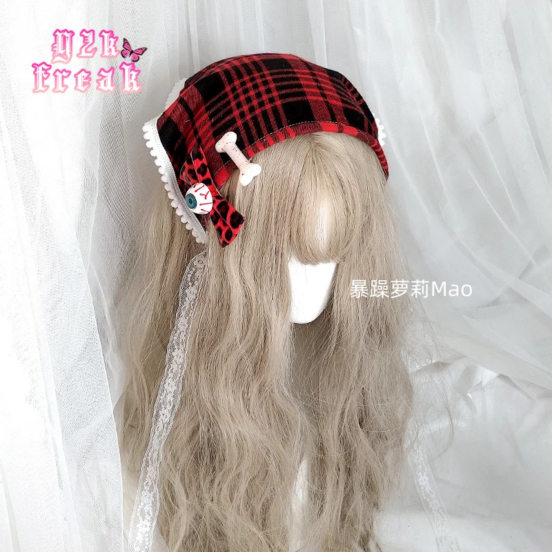 Y2K Plaid Headband Egirl Headcloth Accessories for Women Hair Ties Durag BabyGirl Softgoth Egirl Hiphop 90s Handmade Bandanas
Y2K Plaid Headband Egirl Headcloth Accessories for Women Hair Ties Durag BabyGirl Softgoth Egirl Hiphop 90s Handmade Bandanas