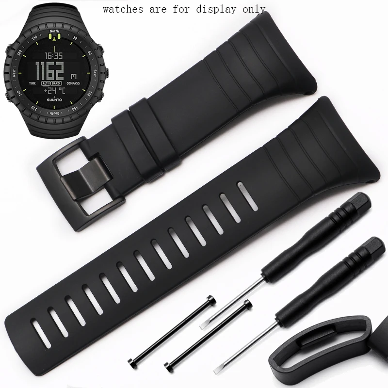 Yopo Smart watch accessories Silicone strap black wristband Men's bracelet for Suunto Core outdoor sports Rubber watch chain
Yopo Smart watch accessories Silicone strap black wristband Men's bracelet for Suunto Core outdoor sports Rubber watch chain