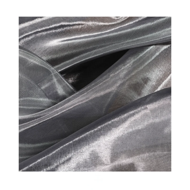 Width 55'' High End Silver Double Glossy Smooth Organza Fabric By The Half Yard For Dress Shirt Material
Width 55'' High End Silver Double Glossy Smooth Organza Fabric By The Half Yard For Dress Shirt Material