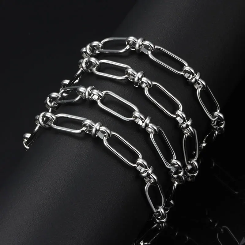 Stainless Steel 8-word Chains For Men Women Jewelry Making Handmade Bracelets Punk Necklaces DIY Jewelry Crafts Chain Wholesale
Stainless Steel 8-word Chains For Men Women Jewelry Making Handmade Bracelets Punk Necklaces DIY Jewelry Crafts Chain Wholesale