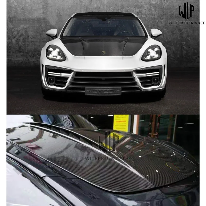 971 High Quality Carbon Fiber Front Engine Hood Bonnets Engine Covers for Porsche Panamera 971 Car Styling 17-up
971 High Quality Carbon Fiber Front Engine Hood Bonnets Engine Covers for Porsche Panamera 971 Car Styling 17-up