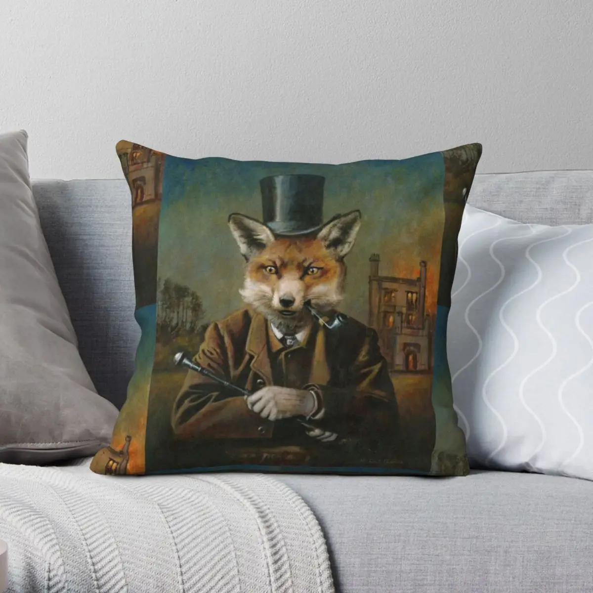 The Dapper Fox Pillowcase Polyester Linen Velvet Zip Decor Home Cushion Case
The Dapper Fox Pillowcase Polyester Linen Velvet Zip Decor Home Cushion Case