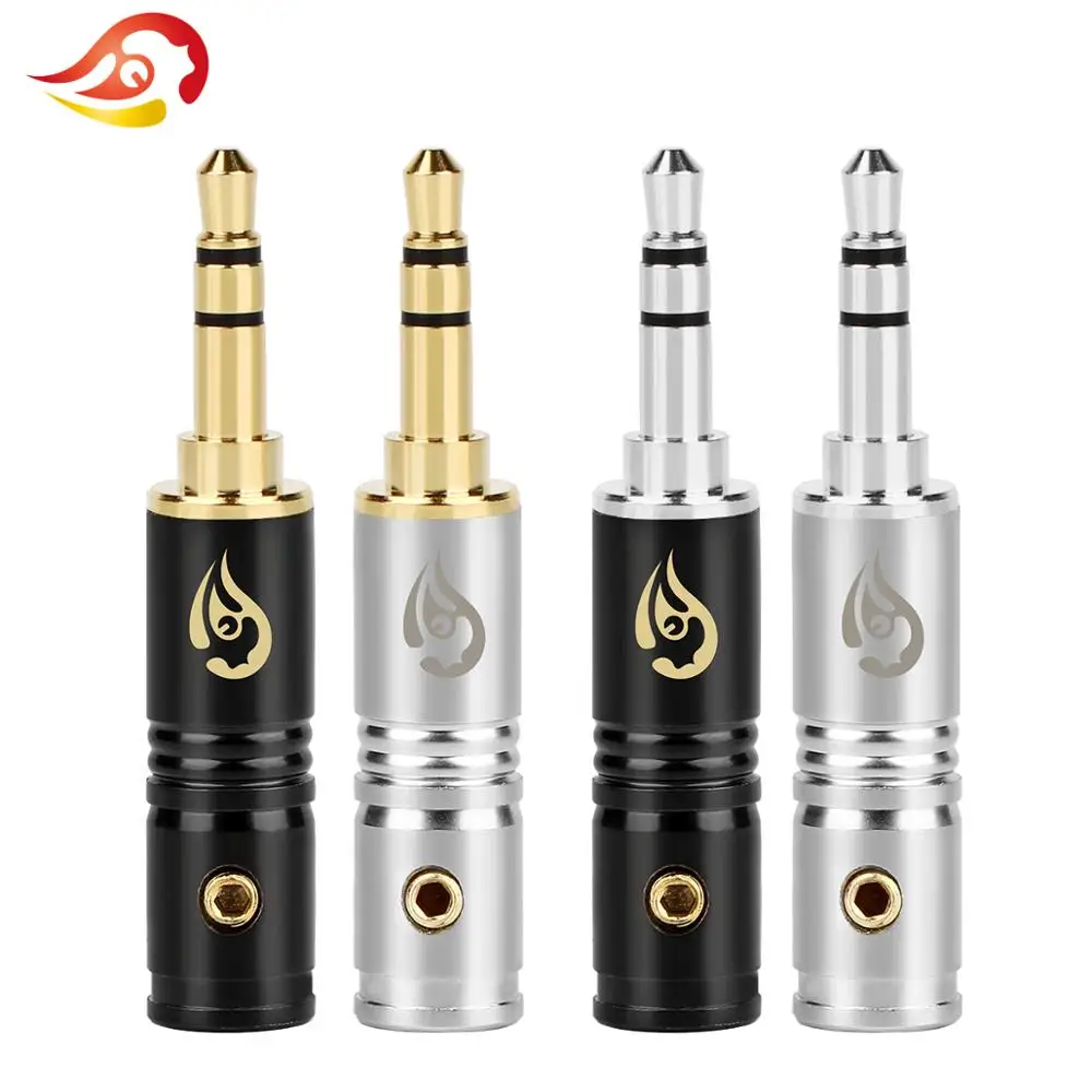 QYFANG 3.5mm Earphone Plug Audio Jack 3 Poles Stereo Headset Metal Gold/Rhodium Plated Soldering 6.0mm Wire Hole Line Connector
QYFANG 3.5mm Earphone Plug Audio Jack 3 Poles Stereo Headset Metal Gold/Rhodium Plated Soldering 6.0mm Wire Hole Line Connector