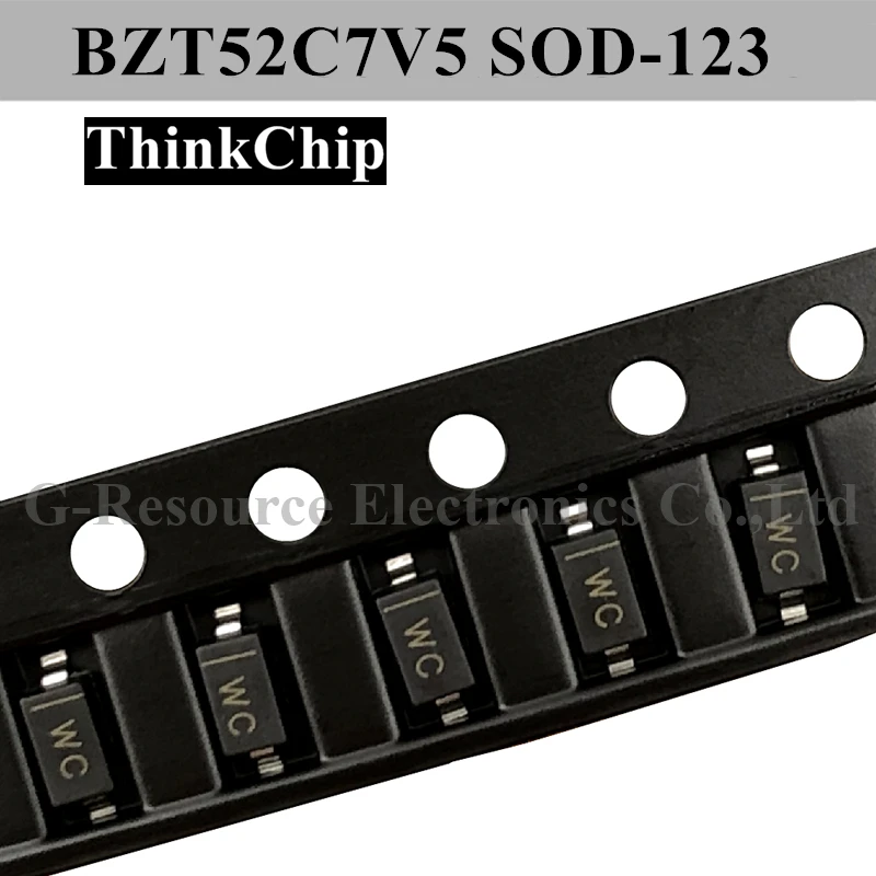 (100 шт.) BZT52C7V5 SOD-123 SMD 1206 диод со стабилизацией напряжения 7,5 в (маркировка WC)
(100 шт.) BZT52C7V5 SOD-123 SMD 1206 диод со стабилизацией напряжения 7,5 в (маркировка WC)