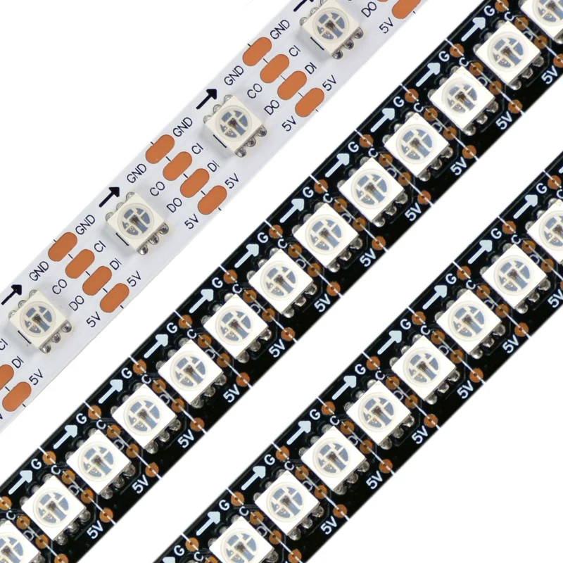 5mX New launch 5V 5050 RGB magic changeable HD107S digital led strip 30~144LED/m addressable buit-in SMD 5050 chip
5mX New launch 5V 5050 RGB magic changeable HD107S digital led strip 30~144LED/m addressable buit-in SMD 5050 chip