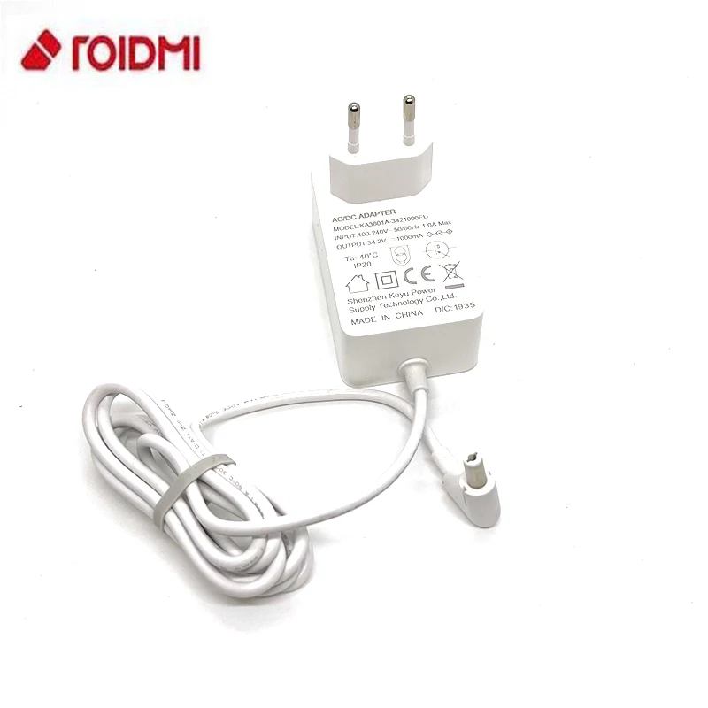 Charger Power Adapterfor Original Roidmi F8 NEX X20 X30 X20 Pro X30 Pro Handheld Wireless Vacuum Cleaner Accessories
Charger Power Adapterfor Original Roidmi F8 NEX X20 X30 X20 Pro X30 Pro Handheld Wireless Vacuum Cleaner Accessories