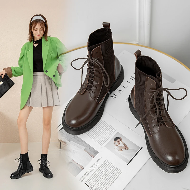 Nice Women Ankle Boots Flat Heel Shoes Woman Lace Up Winter Autumn Shoes Daily Short Boots Woman Footwear Shoes 42 43
Nice Women Ankle Boots Flat Heel Shoes Woman Lace Up Winter Autumn Shoes Daily Short Boots Woman Footwear Shoes 42 43