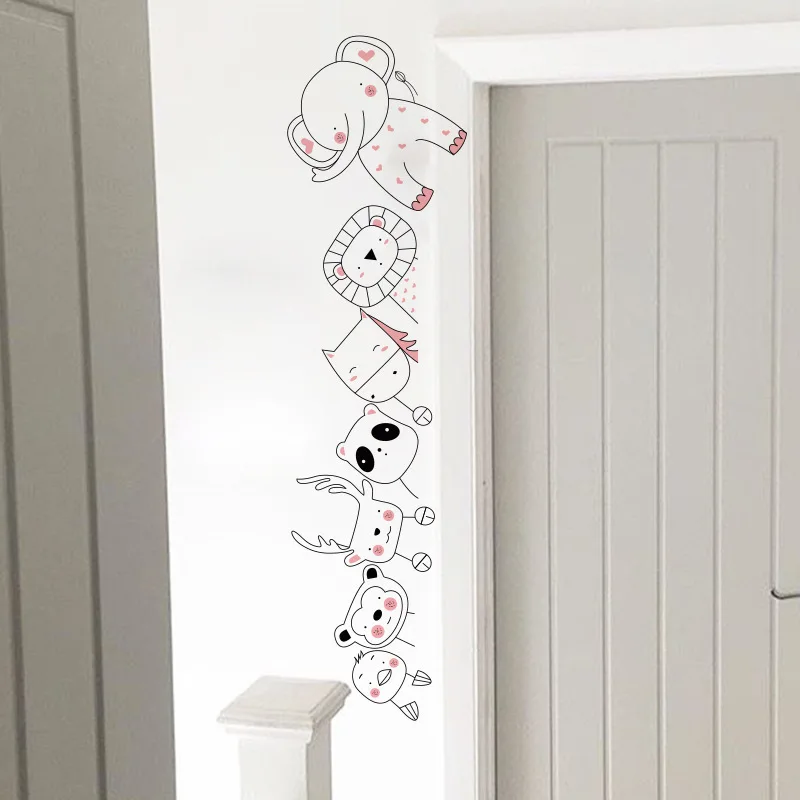 Cartoon Funny Animal Stacking Arhat Wall Sticker Door Edge Wall Edge Wallpaper For Kids Room Bedroom Decoration Nursery Decals
Cartoon Funny Animal Stacking Arhat Wall Sticker Door Edge Wall Edge Wallpaper For Kids Room Bedroom Decoration Nursery Decals