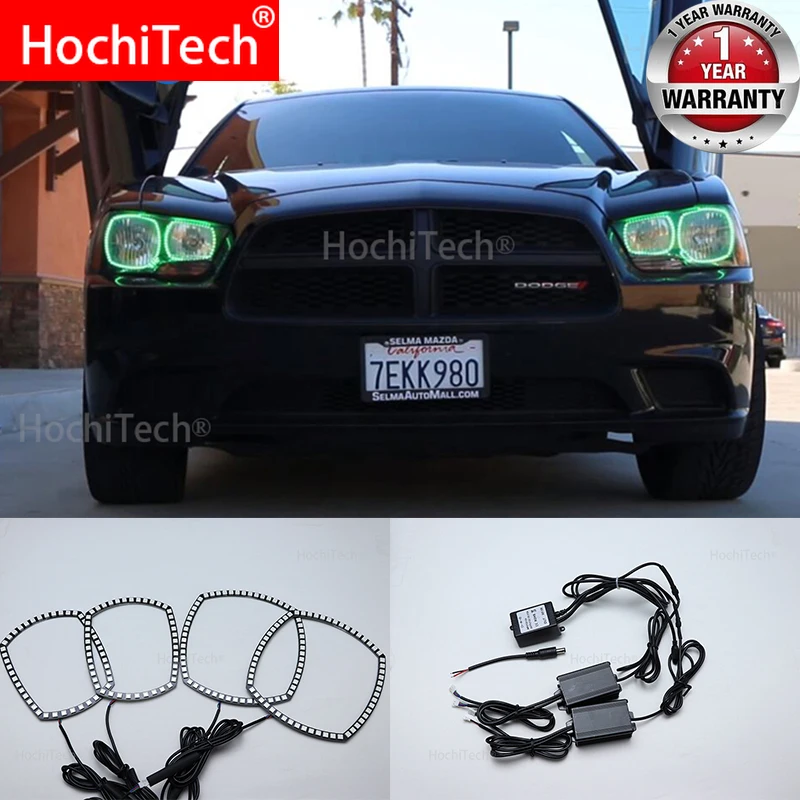 for Dodge Charger SXT Plus 2011 2012 2013 2014 Excellent IR Controller Multi-Color Ultra bright RGB LED Angel Eyes Ring kit
for Dodge Charger SXT Plus 2011 2012 2013 2014 Excellent IR Controller Multi-Color Ultra bright RGB LED Angel Eyes Ring kit