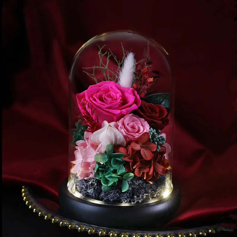 2sets/pack 15*21cm Transparent Glass Dome Vase Home Decoration Luminous Black Base Cover Wedding Prop DIY Friend Gift
2sets/pack 15*21cm Transparent Glass Dome Vase Home Decoration Luminous Black Base Cover Wedding Prop DIY Friend Gift