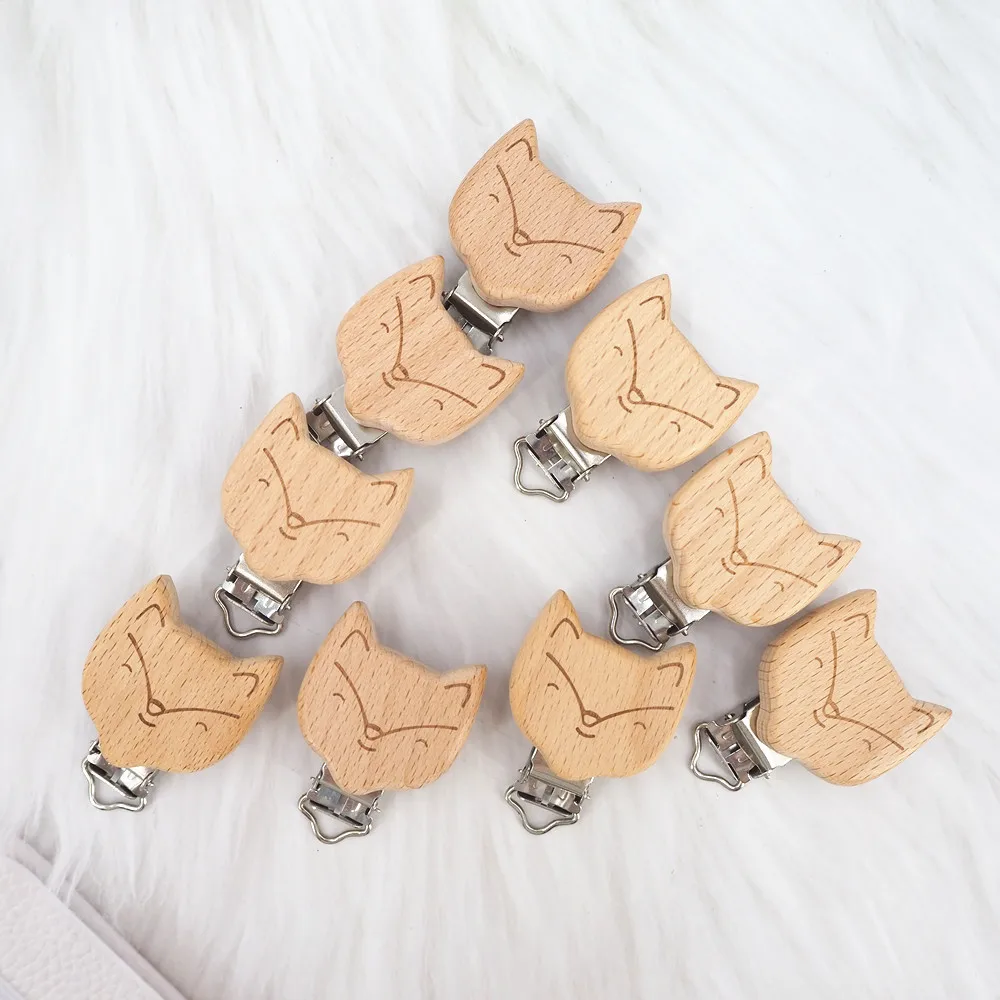 Chenkai 50PCS Wood Fox Clip DIY Organic Eco-friendly Nature Unfinished Baby Pacifier Rattle Grasping Accessories
Chenkai 50PCS Wood Fox Clip DIY Organic Eco-friendly Nature Unfinished Baby Pacifier Rattle Grasping Accessories