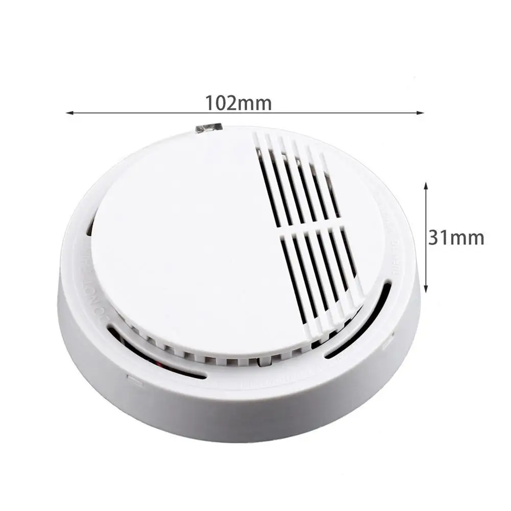 85dB Fire Smoke Detector Protection Alarm Sensor Independent Cordless Smoke Monitor for Home Office Security Family
85dB Fire Smoke Detector Protection Alarm Sensor Independent Cordless Smoke Monitor for Home Office Security Family