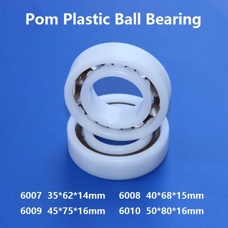 10pcs/lot POM bearing 6007 6008 6009 6010 Plastic ball bearings with Glass balls Nylon Cage deep groove
10pcs/lot POM bearing 6007 6008 6009 6010 Plastic ball bearings with Glass balls Nylon Cage deep groove