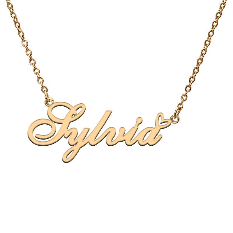 God with Love Heart Personalized Character Necklace with Name Sylvia for Best Friend Jewelry Gift
God with Love Heart Personalized Character Necklace with Name Sylvia for Best Friend Jewelry Gift
