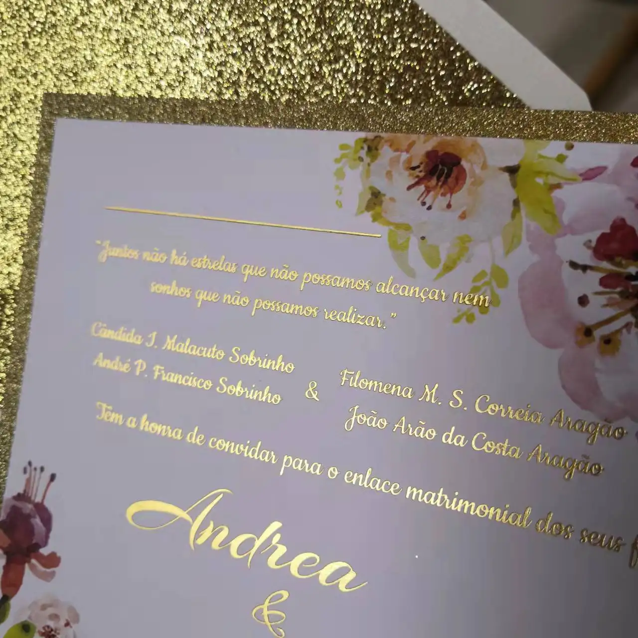 Glitter Square Invitation Cards Gold Foil Invites with Envelopes for Birthday Girl Spring Wedding Business Invitation
Glitter Square Invitation Cards Gold Foil Invites with Envelopes for Birthday Girl Spring Wedding Business Invitation