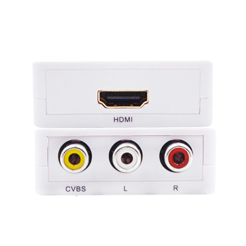 Адаптер-преобразователь HDMI в AV 1080p, преобразователь видео HDMI в RCA AV/CVBS L/R Soution NTSC PAL для PS4 XBOX TV монитора
Адаптер-преобразователь HDMI в AV 1080p, преобразователь видео HDMI в RCA AV/CVBS L/R Soution NTSC PAL для PS4 XBOX TV монитора