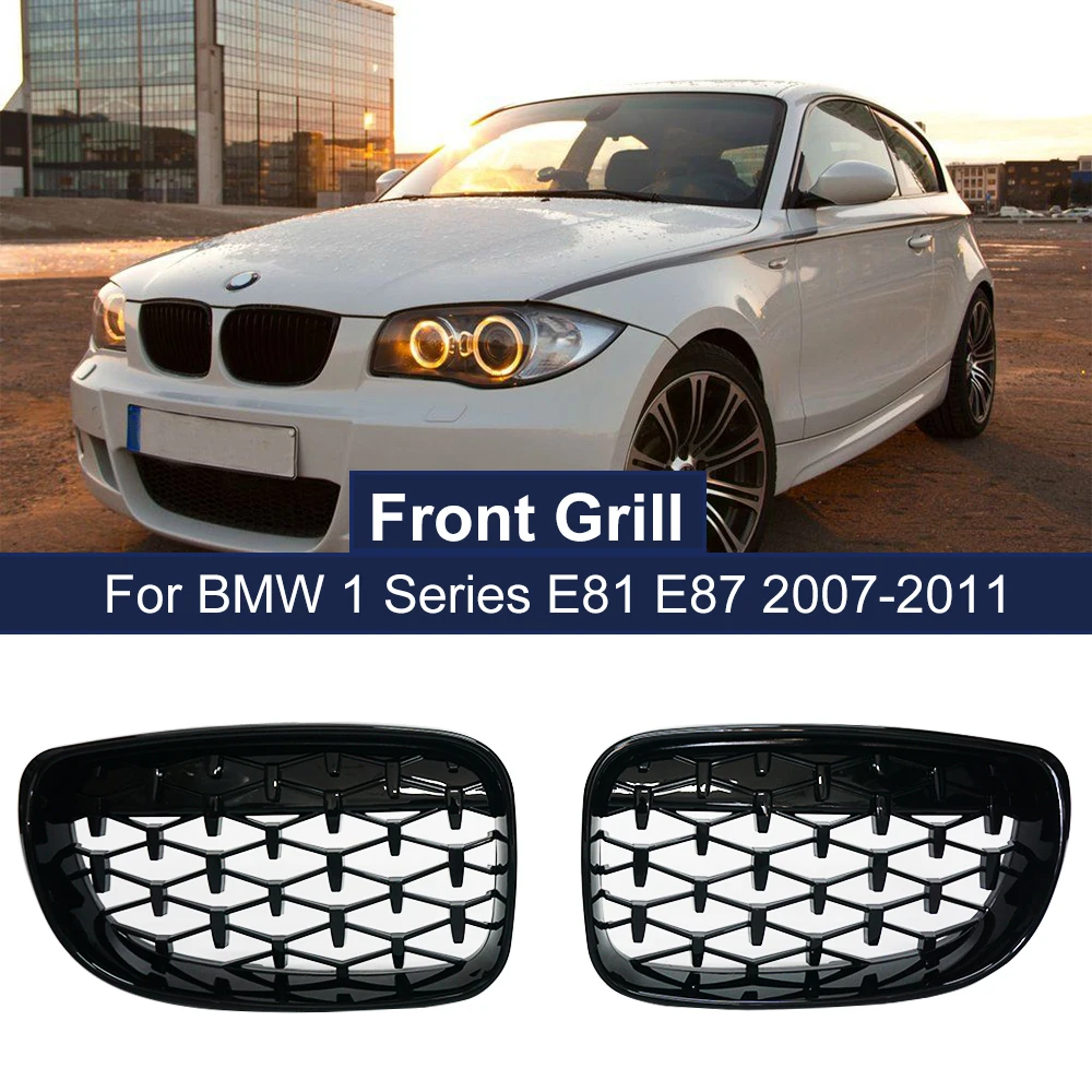 1 Pair High Qunlity Front Bumper Grilles Kidney Replacement Grill For BMW 1 Series E81 E87 E82 E88 128I 130I 135I Selected 07-11
1 Pair High Qunlity Front Bumper Grilles Kidney Replacement Grill For BMW 1 Series E81 E87 E82 E88 128I 130I 135I Selected 07-11