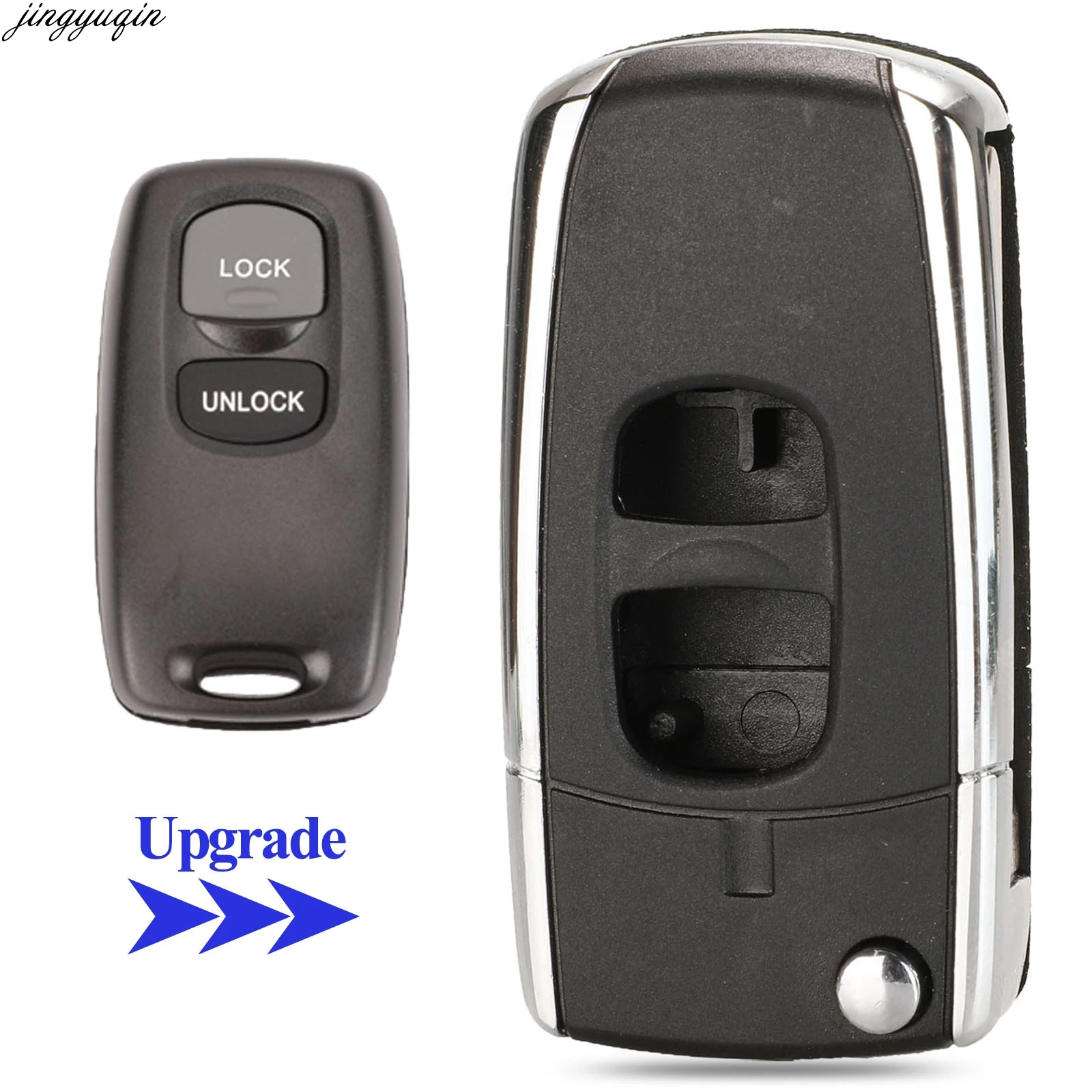 Jingyuqin 10pcs Remote Car Key Case Shell Modified For Mazda 2 3 6 323 626 2 Buttons Folding Flip Auto Key Fob Cover
Jingyuqin 10pcs Remote Car Key Case Shell Modified For Mazda 2 3 6 323 626 2 Buttons Folding Flip Auto Key Fob Cover