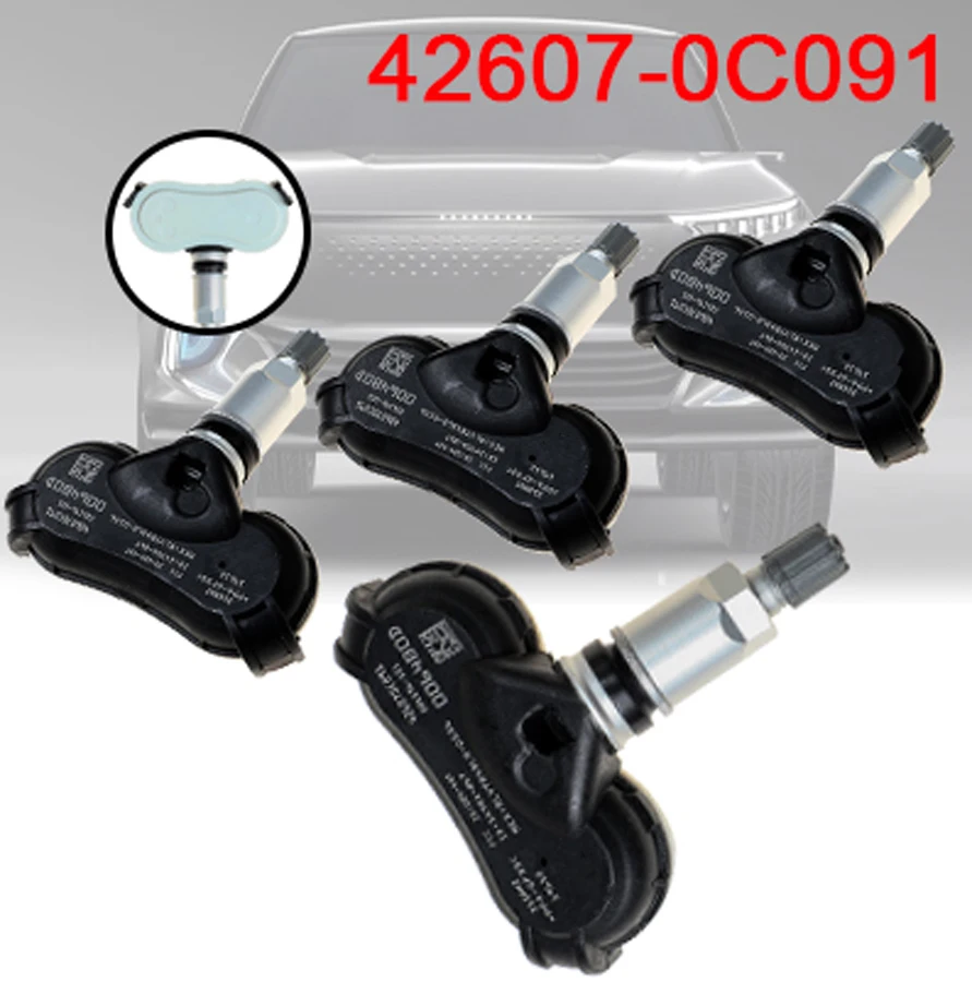 4PCS New Tire Pressure Monitoring Sensor TPMS For Toyota 315MHZ 42607-0C091 426070C091
4PCS New Tire Pressure Monitoring Sensor TPMS For Toyota 315MHZ 42607-0C091 426070C091