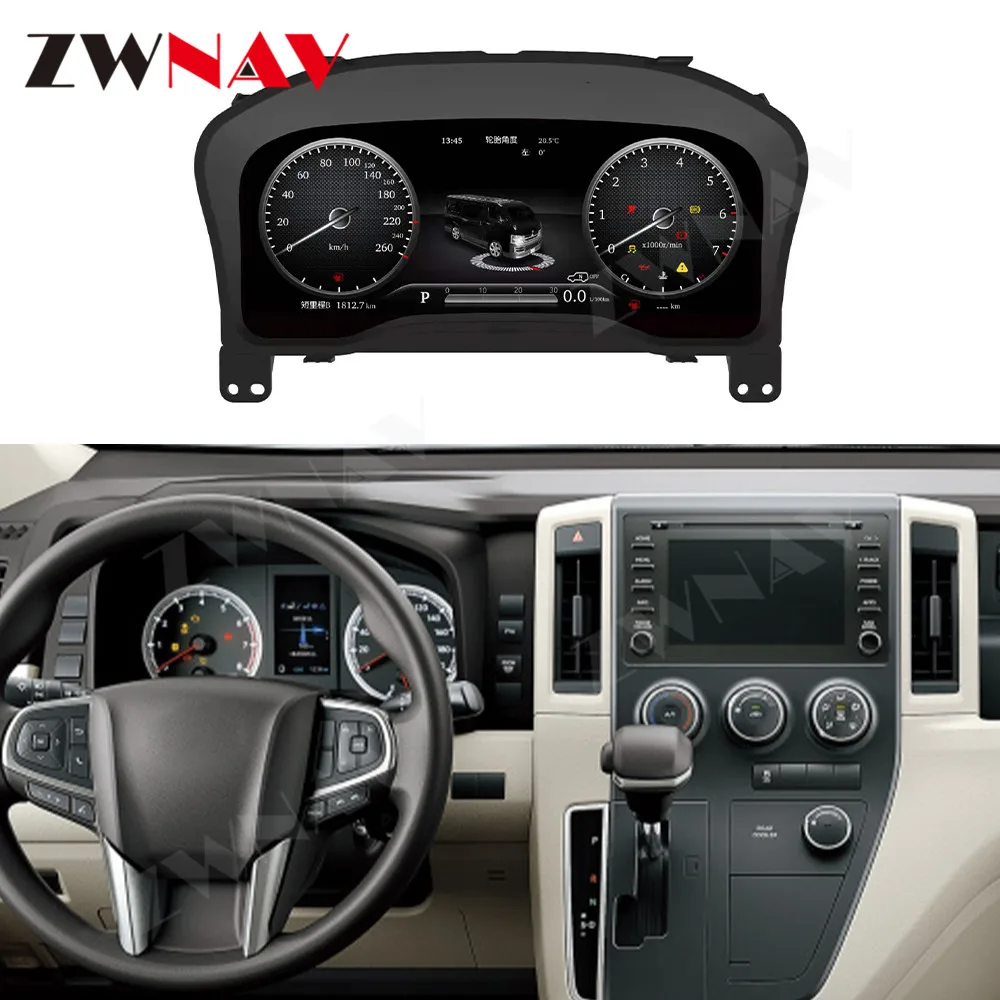 12,3 "ЖК-дисплей Android для Toyota Hiace 2019 2020 2021 Приборная панель автомобиля дисплей головное устройство GPS навигация Мультимедиа
12,3 "ЖК-дисплей Android для Toyota Hiace 2019 2020 2021 Приборная панель автомобиля дисплей головное устройство GPS навигация Мультимедиа
