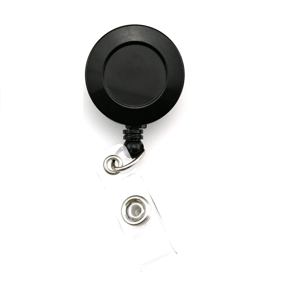 Wholesale High Quality Solid Color Badge Holder White Black Retractable ID Card Holder For DIY
Wholesale High Quality Solid Color Badge Holder White Black Retractable ID Card Holder For DIY