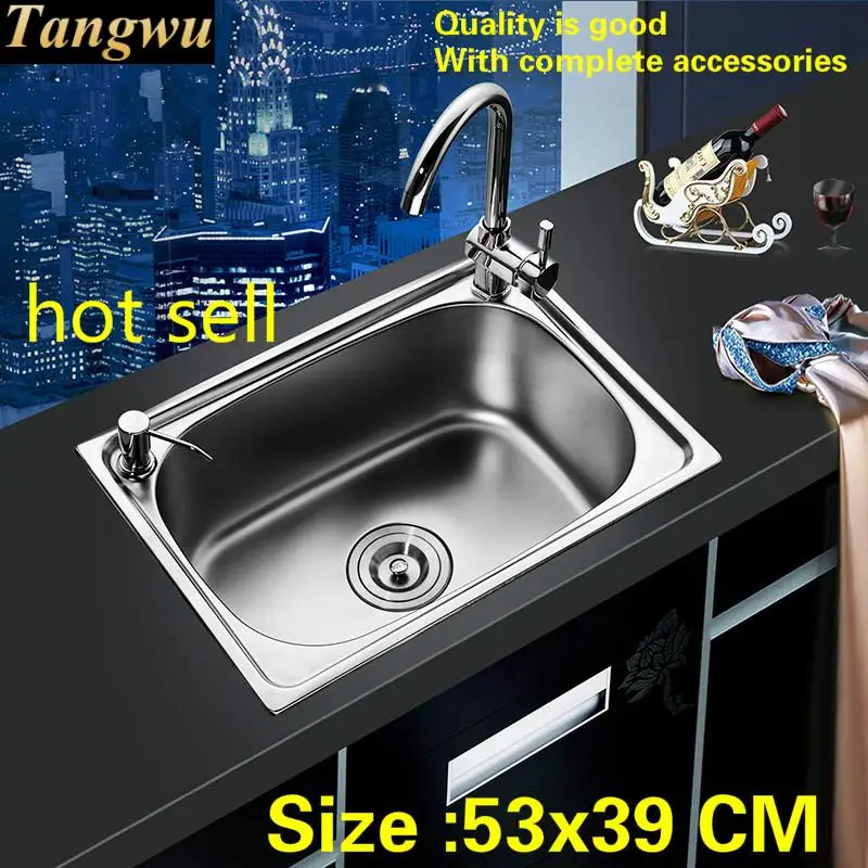 Free shipping Standard vogue kitchen single trough sink do the dishes mini durable 304 stainless steel hot sell 530x390 MM
Free shipping Standard vogue kitchen single trough sink do the dishes mini durable 304 stainless steel hot sell 530x390 MM