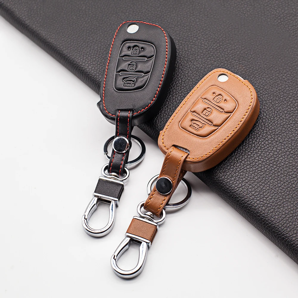 For Hyundai Tucson Creta ix25 i10 i20 i30 IX35 IX45 Verna Mistra Elantra 2015-2018 genuine leather 3 Button fold key case cover
For Hyundai Tucson Creta ix25 i10 i20 i30 IX35 IX45 Verna Mistra Elantra 2015-2018 genuine leather 3 Button fold key case cover