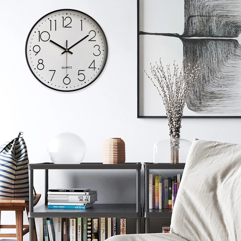 12 Inch 30CM Mute Wall Clock Creative Fashion Home Living Room Three Dimensional Digital Simple Battery Clock Wall clock
12 Inch 30CM Mute Wall Clock Creative Fashion Home Living Room Three Dimensional Digital Simple Battery Clock Wall clock