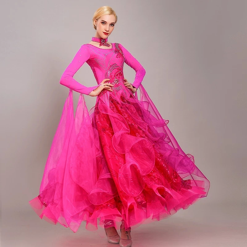 Ballroom Competition Dresses Standard Dance Performance Costumes Women Big Swing High End Evening Party Gown Waltz Outfits
Ballroom Competition Dresses Standard Dance Performance Costumes Women Big Swing High End Evening Party Gown Waltz Outfits