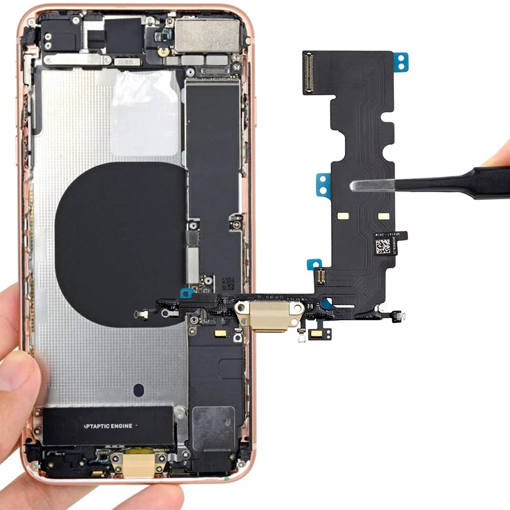 Разъем для зарядной док-станции, гибкий кабель для iPhone 7, 7P, 8, 8 Plus, порт зарядного устройства, разъем для передачи данных, замена розетки
Разъем для зарядной док-станции, гибкий кабель для iPhone 7, 7P, 8, 8 Plus, порт зарядного устройства, разъем для передачи данных, замена розетки