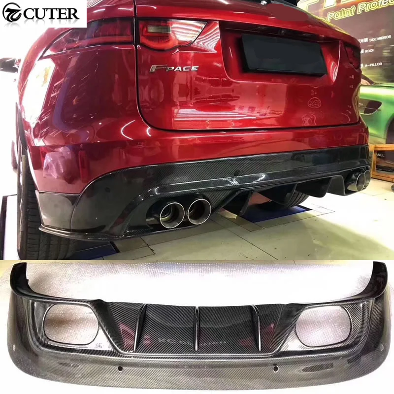 F-pace Carbon Fiber Rear Diffuser Lip Back Bumper Spoiler for Jaguar F-pace Car Body Kit
F-pace Carbon Fiber Rear Diffuser Lip Back Bumper Spoiler for Jaguar F-pace Car Body Kit