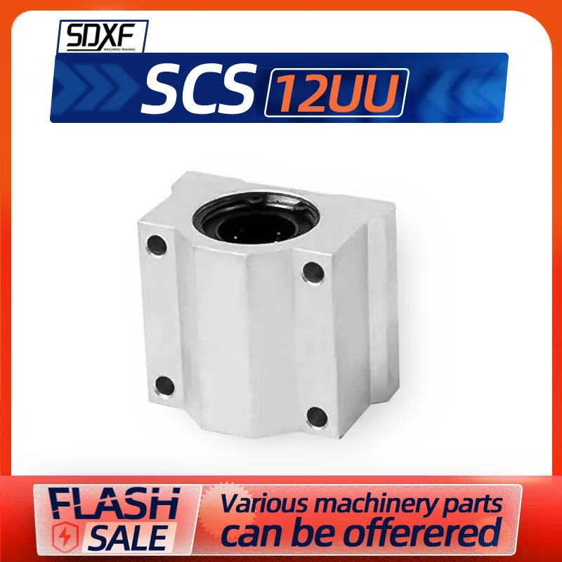 SCS12UU Slider High-Quality Linear SC Box Sliding Bearing with Copper Sleeve Linear Round
SCS12UU Slider High-Quality Linear SC Box Sliding Bearing with Copper Sleeve Linear Round