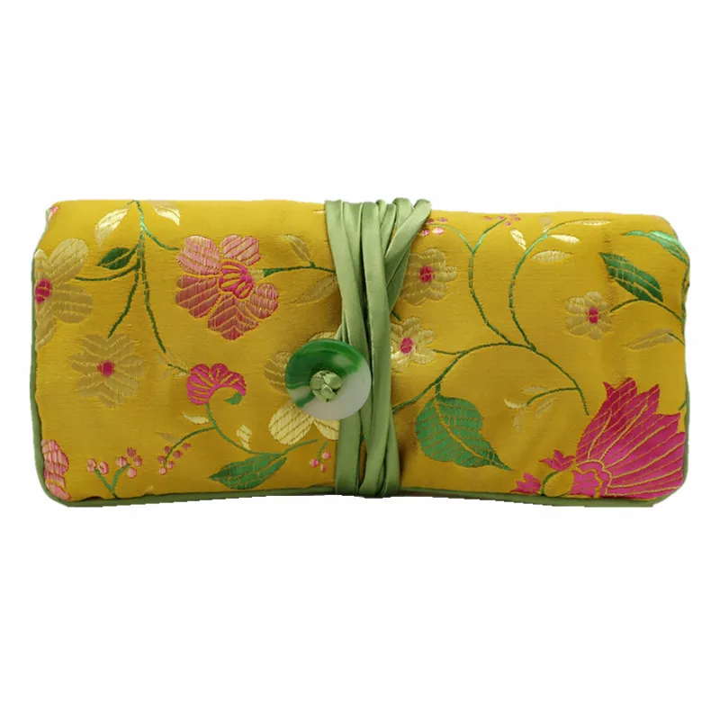 5pcs Luxury Jade Silk Satin Travel Roll Jewelry Pouch Cosmetic Makeup Storage Bags 3 Zipper Foldable Ladies Coin Purses Gift
5pcs Luxury Jade Silk Satin Travel Roll Jewelry Pouch Cosmetic Makeup Storage Bags 3 Zipper Foldable Ladies Coin Purses Gift