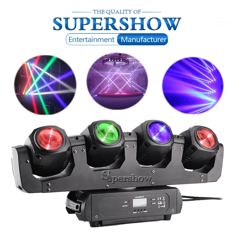 4*32W RGBW 4in1 Led 4 Eyes Beam Moving Head Lights For Concert Event Stage DJ Lighting
4*32W RGBW 4in1 Led 4 Eyes Beam Moving Head Lights For Concert Event Stage DJ Lighting