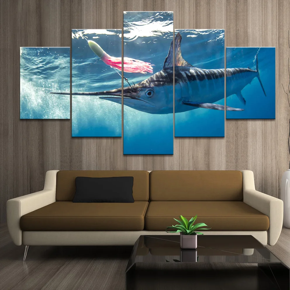 Wall Art Canvas Painting Home Decor Printed Modern Living Room Frame HD Pictures 5 Panel Fishing Canvas Landscape Modular Poster
Wall Art Canvas Painting Home Decor Printed Modern Living Room Frame HD Pictures 5 Panel Fishing Canvas Landscape Modular Poster
