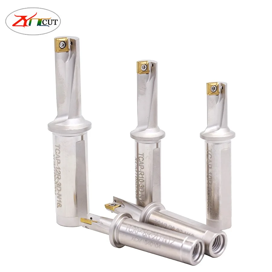 TCAP-8 10 12 14mm Single edge fast bit For XCMT04 Cylindrical turning, internal hole boring, fast drilling integrated drill bit
TCAP-8 10 12 14mm Single edge fast bit For XCMT04 Cylindrical turning, internal hole boring, fast drilling integrated drill bit