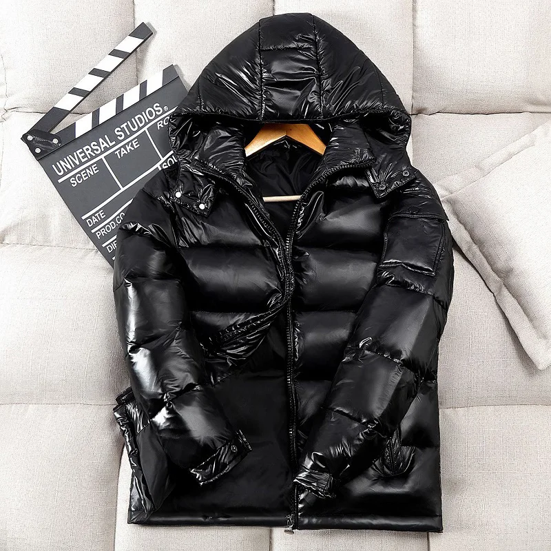 -30 Degree Winter Down Parkas Men Waterproof White Duck Down Jacket Shiny Hooded Windbreaker Men Outwear Thick Warm Down Coat
-30 Degree Winter Down Parkas Men Waterproof White Duck Down Jacket Shiny Hooded Windbreaker Men Outwear Thick Warm Down Coat