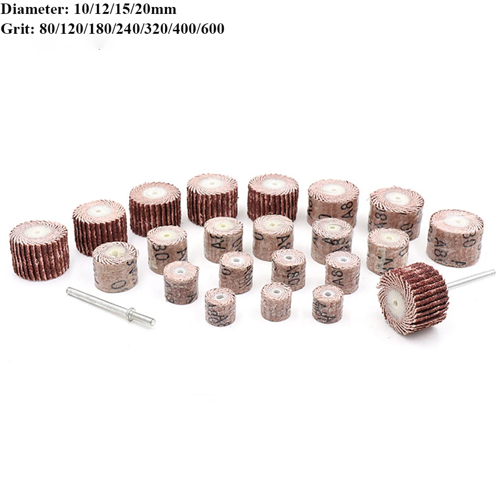 10Pcs 10 - 20mm Sanding Flap Disc Grinding Sanding Polishing Wheels Brush 80 - 600 Grit for Drill Dremel Accessories Rotary Tool
10Pcs 10 - 20mm Sanding Flap Disc Grinding Sanding Polishing Wheels Brush 80 - 600 Grit for Drill Dremel Accessories Rotary Tool