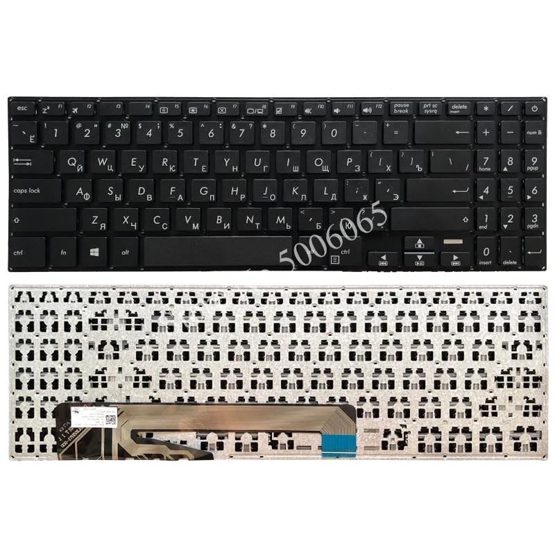 Russian Laptop Keyboard for ASUS X560 RU Black 
Russian Laptop Keyboard for ASUS X560 RU Black