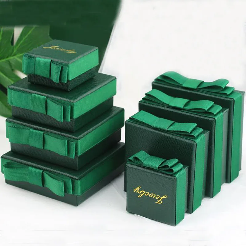 4Color Size Gift Boxes Square jewelry organizer shape box Green Engagement Ring For Earrings Necklace Bracelet Display 30pcs/lot
4Color Size Gift Boxes Square jewelry organizer shape box Green Engagement Ring For Earrings Necklace Bracelet Display 30pcs/lot