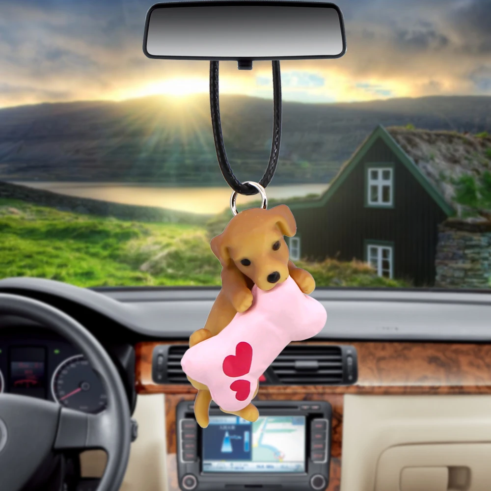 Car Pendant Cute Bone Dog Rearview Mirror Decoration Hanging Charm Ornaments Automobiles Interior Accessories Holiday Gifts
Car Pendant Cute Bone Dog Rearview Mirror Decoration Hanging Charm Ornaments Automobiles Interior Accessories Holiday Gifts